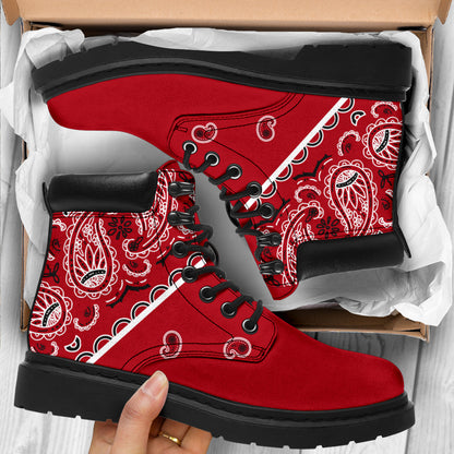 Classic Red Bandana All Season Boots