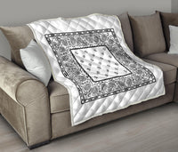 Quilt - White Bandana Quilt