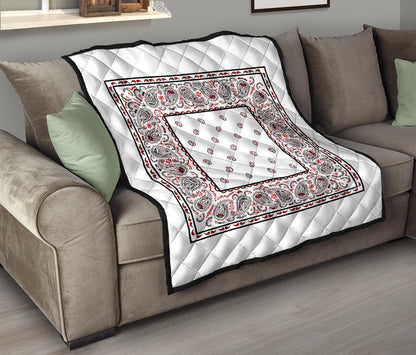 Quilt - Wicked White Bandana Quilt