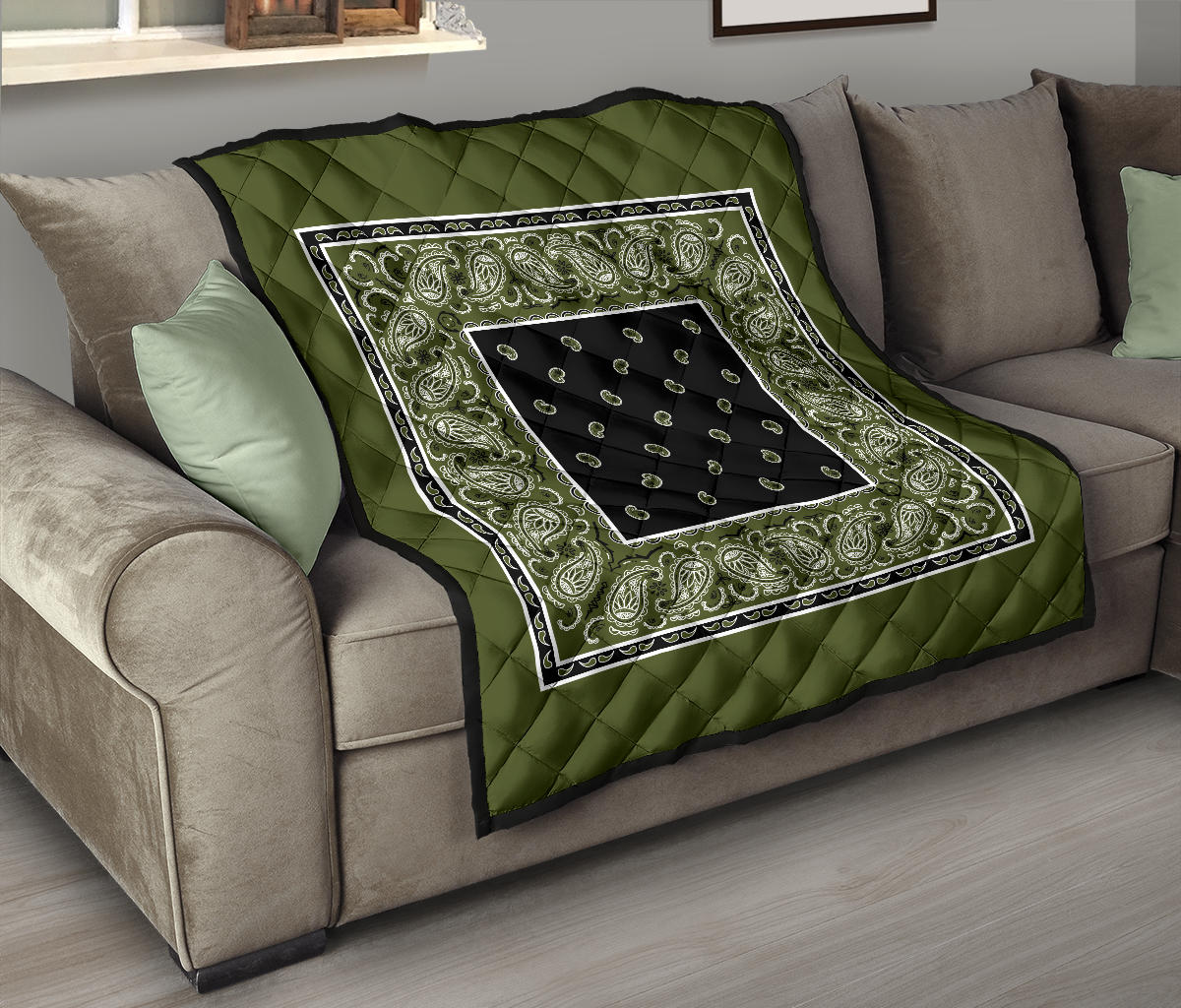 Army Green Bandana Quilts