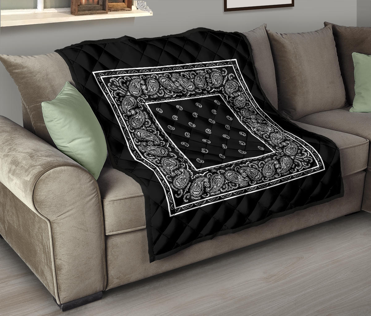 Quilt - Black Bandana Quilt