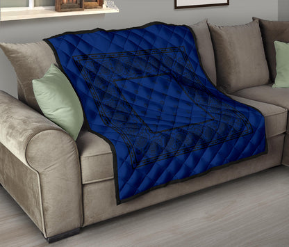 Quilt - Blue and Black Bandana Quilt