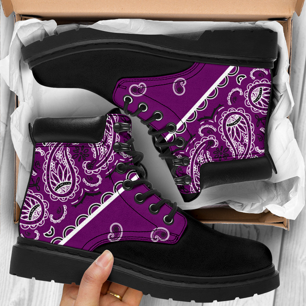 Wild Plum Bandana Blackout All Season Boots