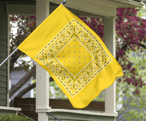 Sunflower Yellow Bandana Home and Garden Flags