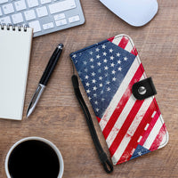 American Flag Phone Case Wallet