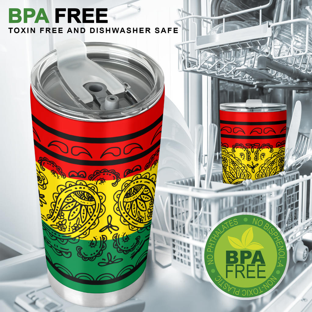 Rasta Bandana Tumblers
