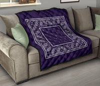 Purple Bandana Bedding