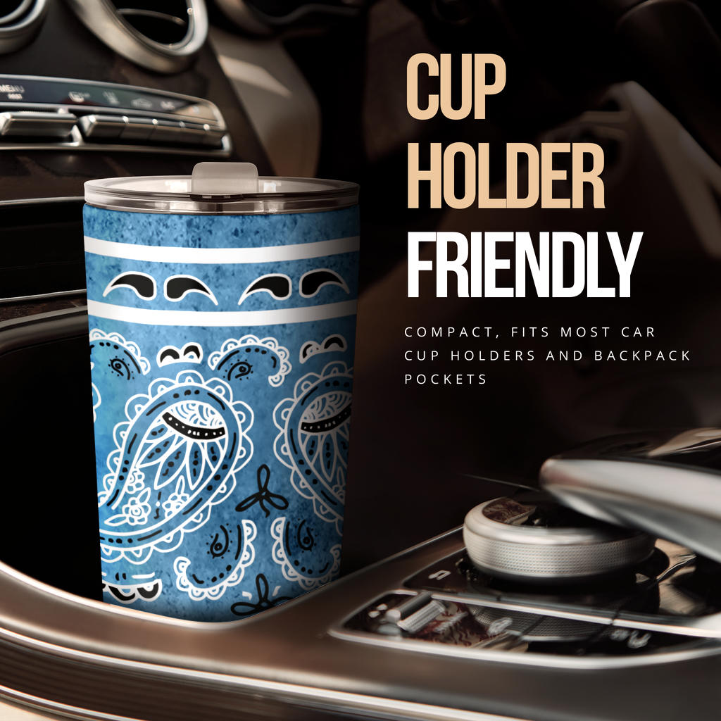 Light Denim Blue Bandana Tumblers