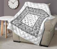 Quilt - White Bandana Quilt