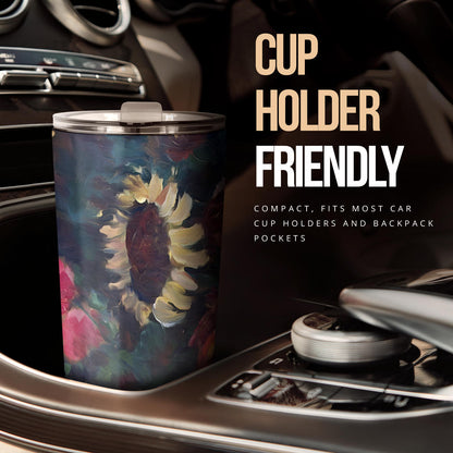 The Sunflower Bouquet Tumblers from Original Fine Art Paining