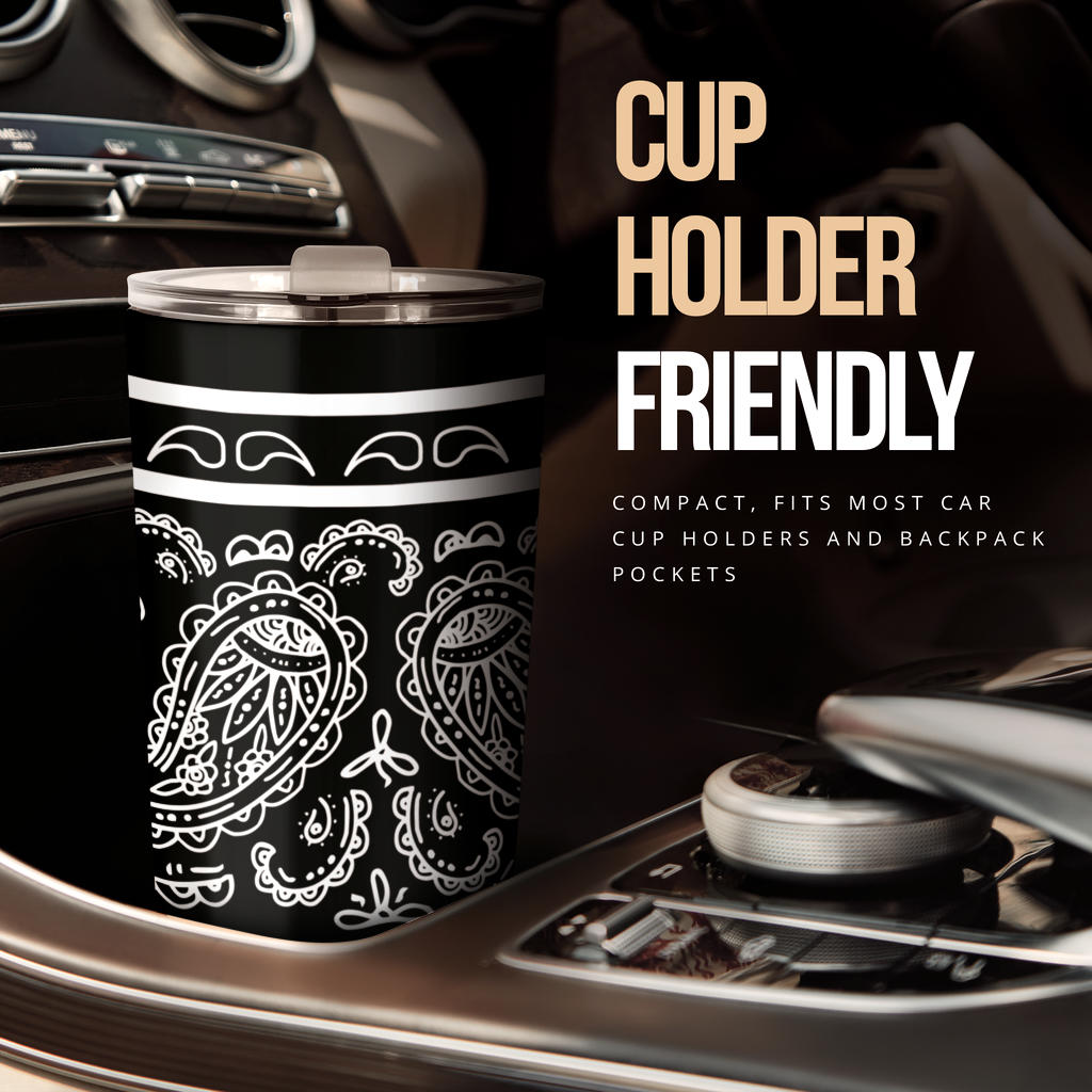 Black Bandana Tumblers