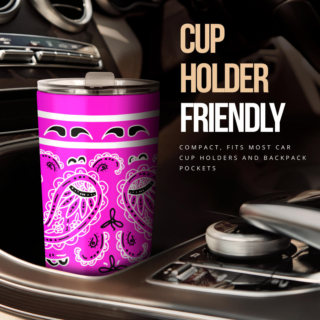 Abruptly Pink Bandana Tumblers