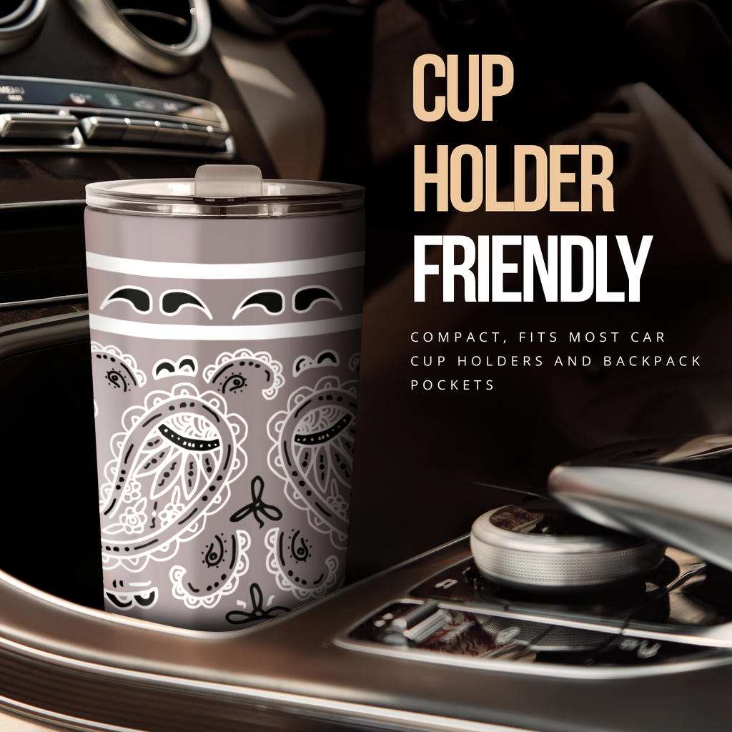Classic Gray Bandana Tumblers