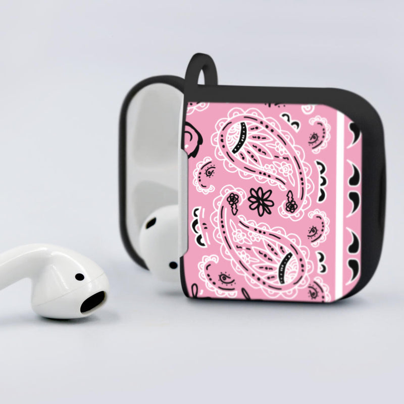 Pink Bandana Bandana AirPod Case Covers