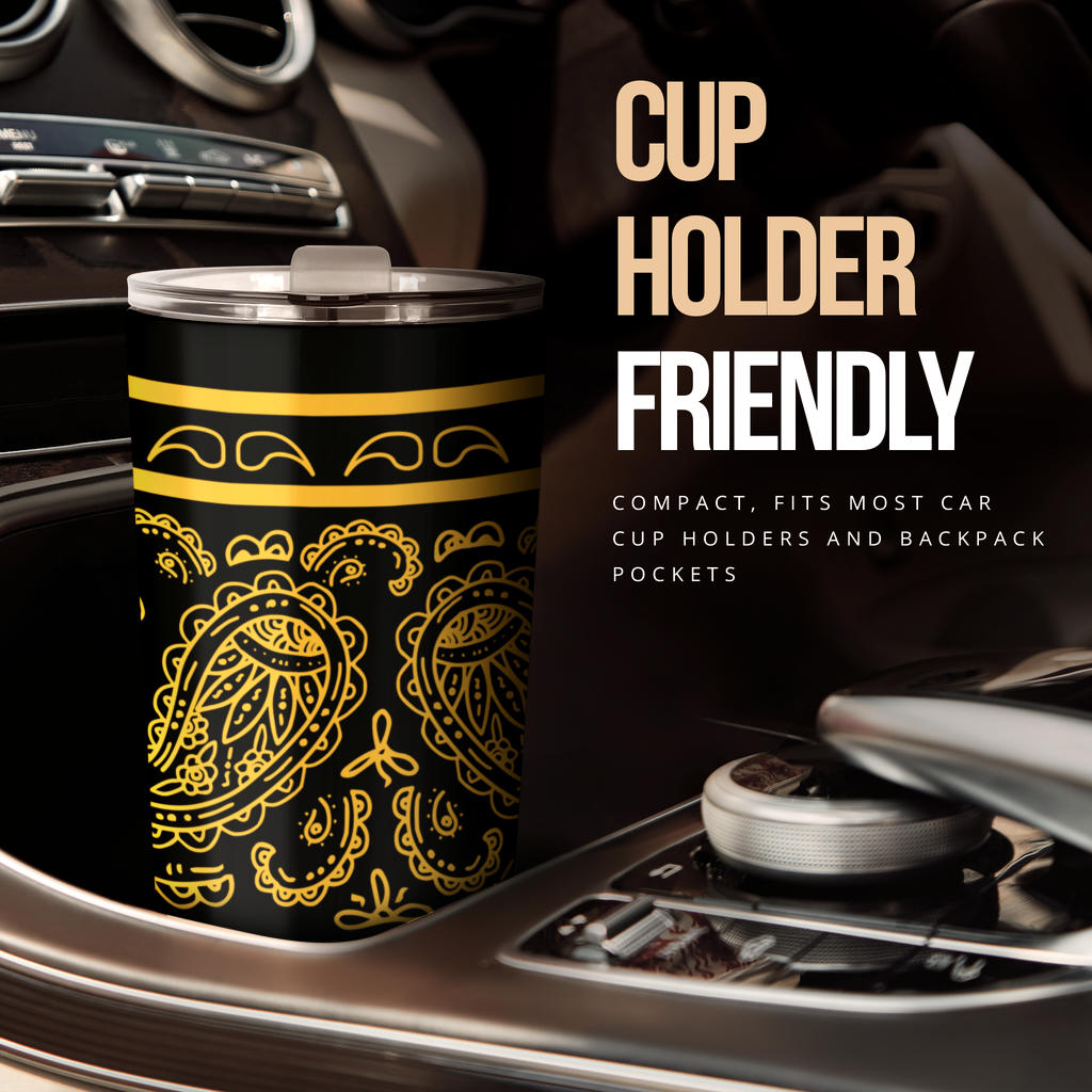Black Gold Bandana Tumblers