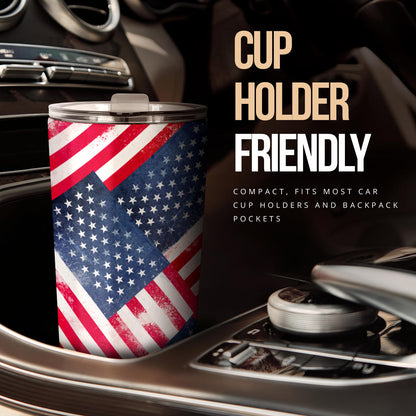 American Flag Bandana Tumblers