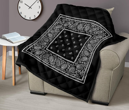 Quilt - Black Bandana Quilt