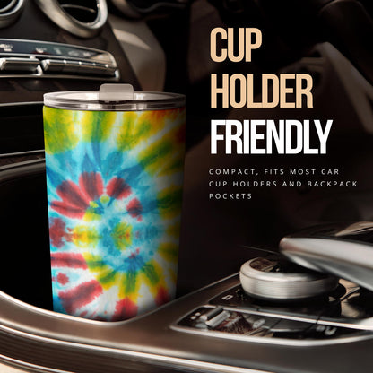 Boho Tie Dye Spiral Bandana Tumblers