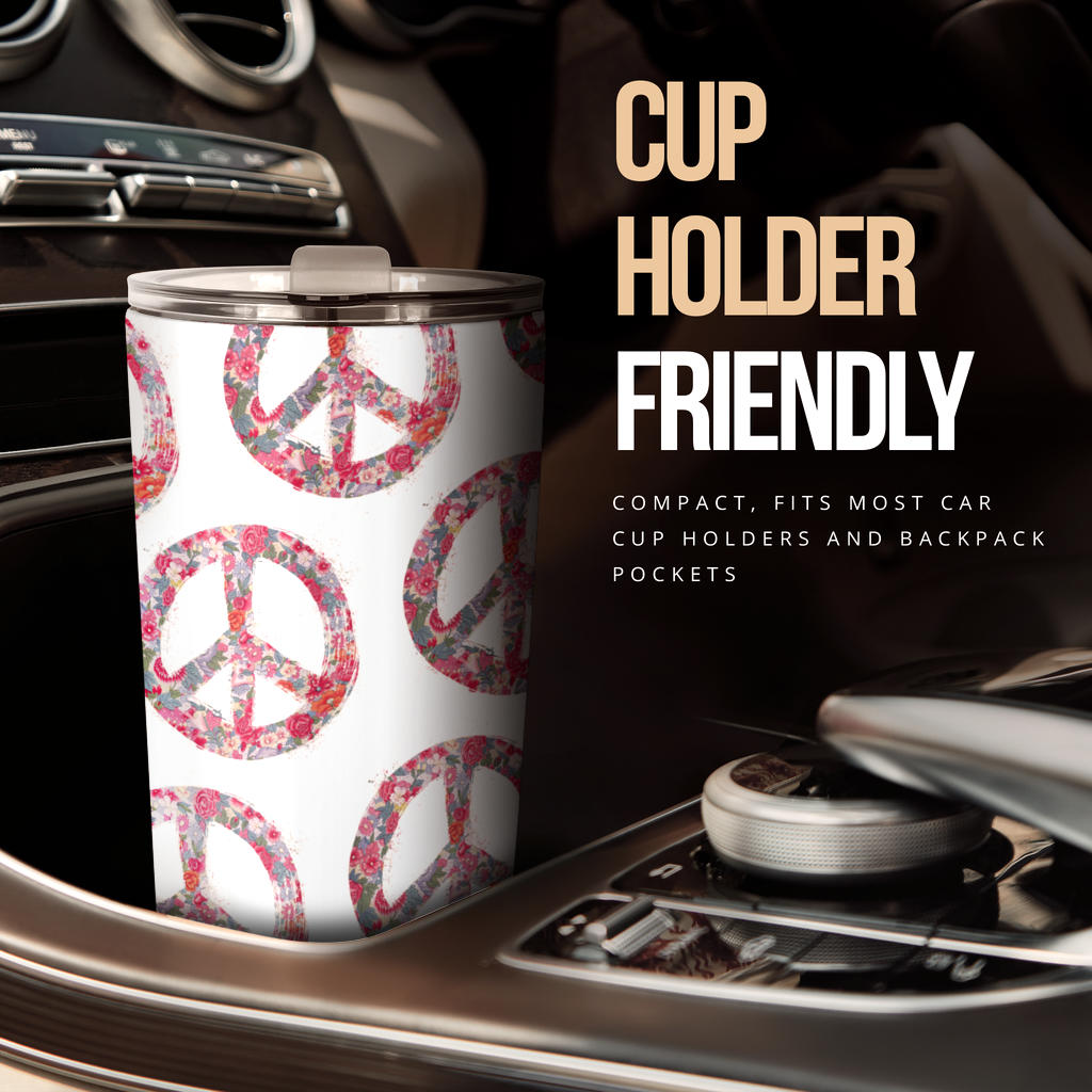 Bohemian Peace Symbol Tumblers