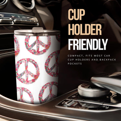 Bohemian Peace Symbol Tumblers