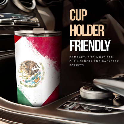 Mexico Flag Patches Tumblers