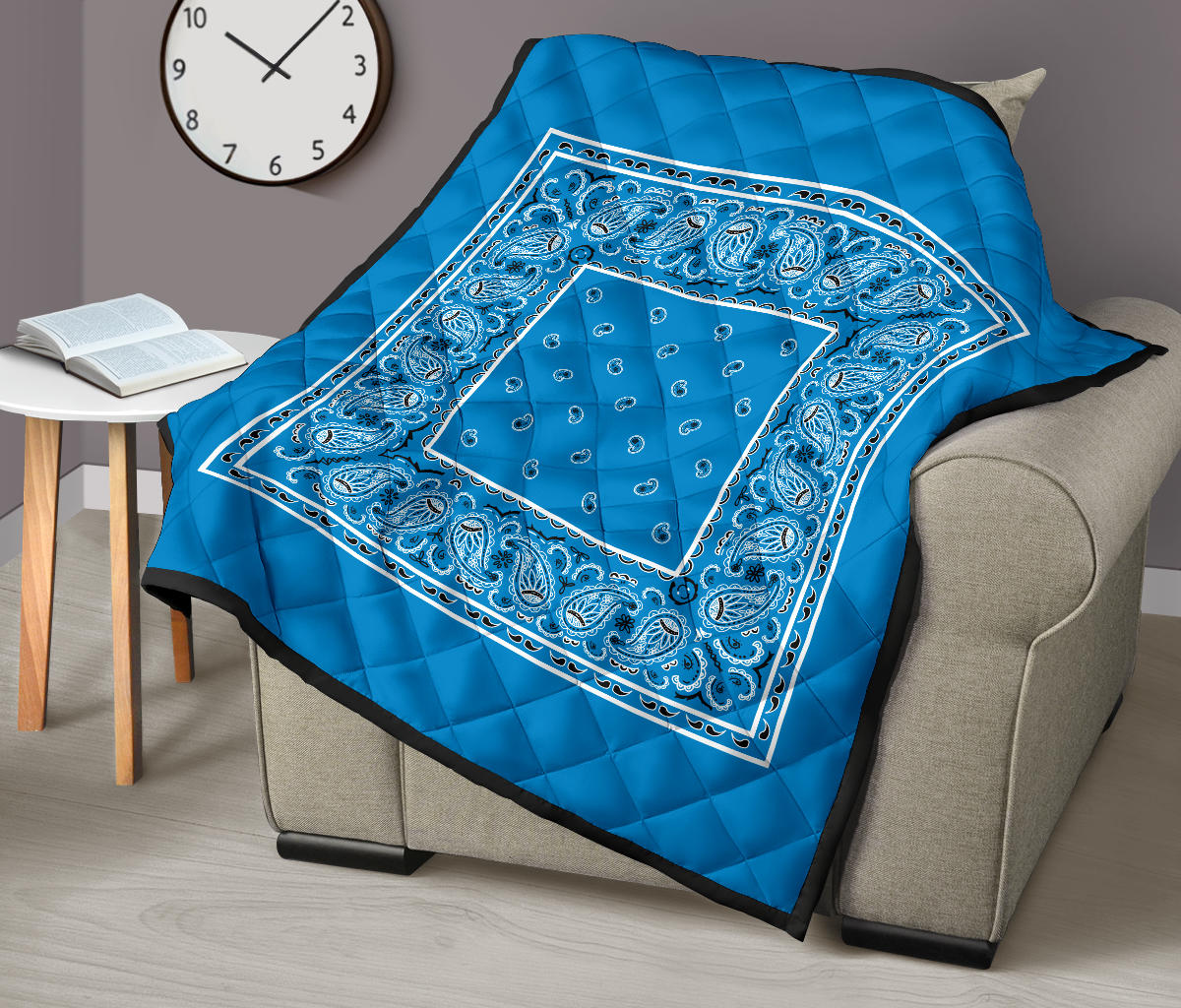 Quilt - Sky Blue Bandana Quilt