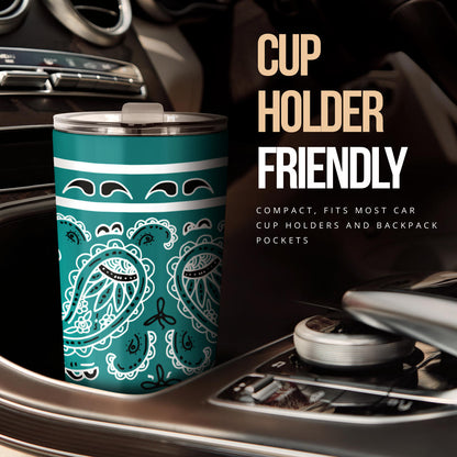 Teal Bandana Tumblers