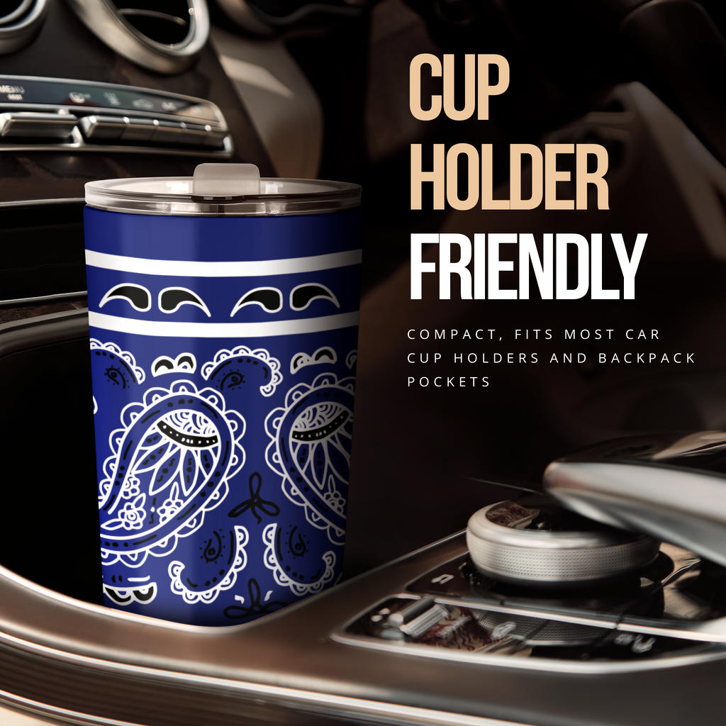 Royal Blue Bandana Tumblers