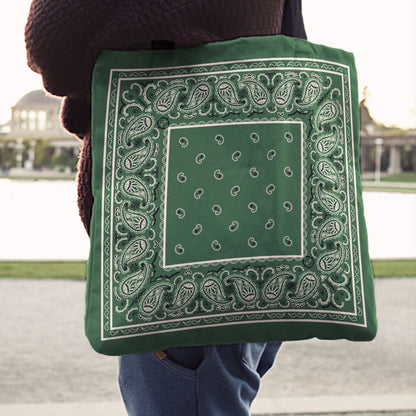 green bandana totes