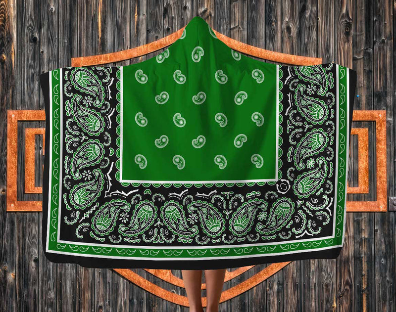 Green Hooded Blanket