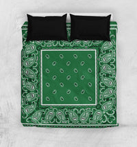 Green Bandana Duvet Cover Sets