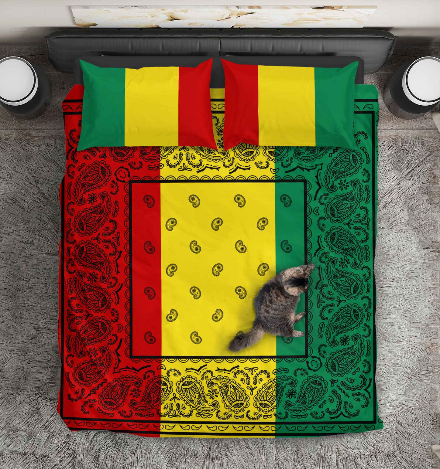 Rasta Bandana Duvet Cover Sets