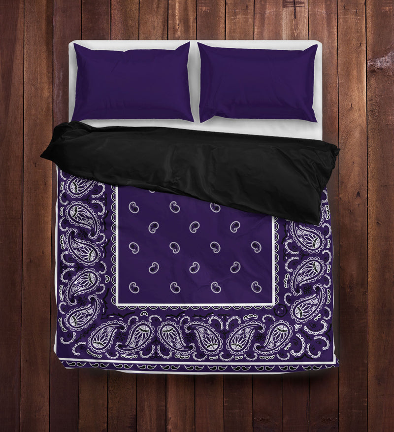 Royal Purple Bandana Duvet