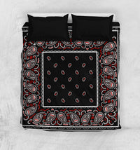 Black Bandana Duvet Covers